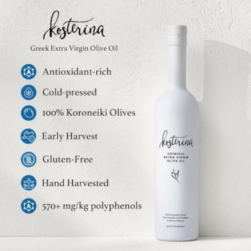 Kosterina Extra Virgin Olive Oil Duo Gift Set for Gourmet Gifts