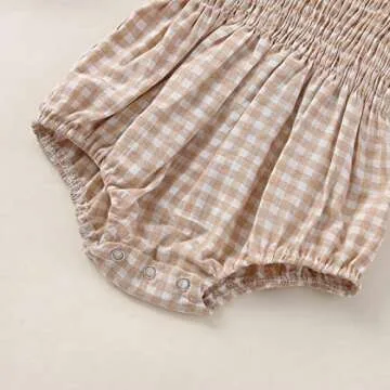 MERSARIPHY Baby Summer Romper with Headband - Cute & Comfy