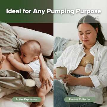 haakaa Manual Breast Pump Breastfeeding Pump with Food Grade Silicone Cap (Grey) 4oz/100ml