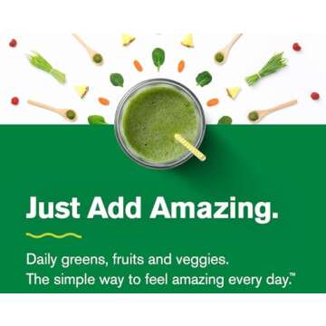 Amazing Grass Organic Wheat Grass Powder for Vitality
