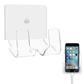 TXEsign Adhesive Wall Phone Holder Mount - Smart Device Organizer