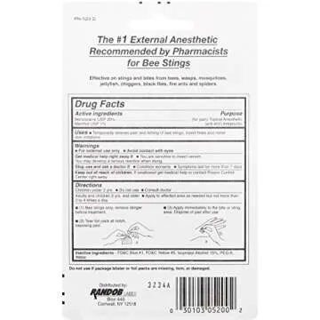 Sting-Kill Wipes for Instant Pain and Itch Relief