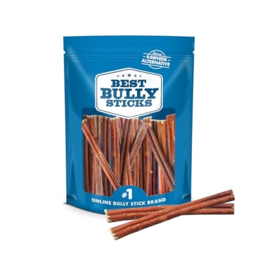 Best Bully Sticks 6 Inch Odor Free for Dogs 20 Pack