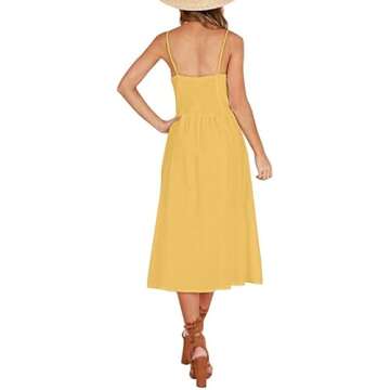 ECHOINE Women's Casual Summer Floral Midi Dress Online