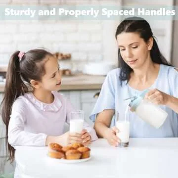 32oz V-shaped Pour Spout Glass Pitcher - Leak-proof & Versatile