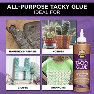 Aileen's 3 Pack Original Tacky Glue, 8 FL OZ each