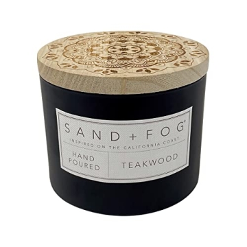 Sand + Fog Teakwood Candle - Luxury Scented Home Decor