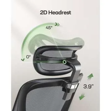 Marsail Ergonomic Office Chair with Adjustable Support