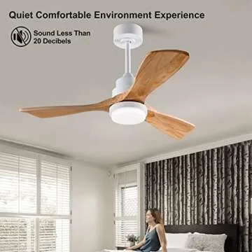 Stylish XBIBI Ceiling Fan with Remote Control and Light