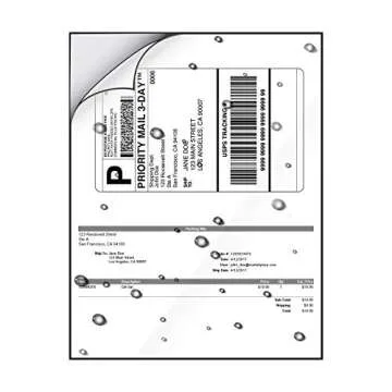 Milcoast Glossy Sticker Sheets for Laser or Inkjet Printers