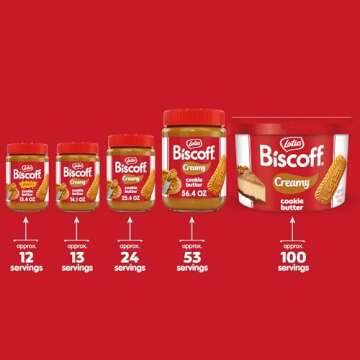 Lotus Biscoff Cookie Butter Spread - Creamy Non-GMO Vegan Delight