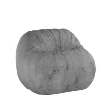 CordaRoy's Chenille Bean Bag Chair & Bed - Charcoal King Size