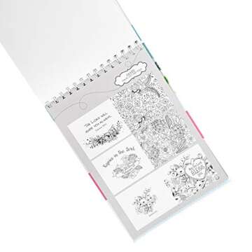 The Word in Color Wirebound Coloring Book - Biblical Inspiration, Soothing Reflection and Creative Expressions of Faith Coloring book for Teens and Adults