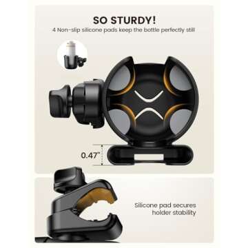 Lamicall Stroller Cup & Phone Holder for On-the-Go Parents