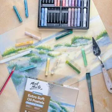 Mont Marte Extra Soft 39pc Oil Pastels for All Artists