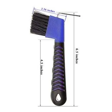 Horse Hoof Pick Brush with Comfort Grip Handle