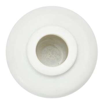 Elegant Creative Co-Op Marble Carved Pattern Vase