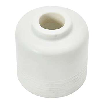 Elegant Creative Co-Op Marble Carved Pattern Vase