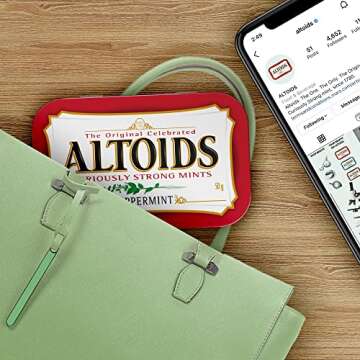 Altoids Peppermint Mints Single Pack, 1.76 ounce (Pack of 2)