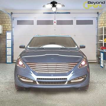 Beyond Bright LED Garage Light - 3 Adjustable Panels