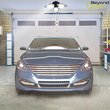Beyond Bright LED Garage Light - 3 Adjustable Panels