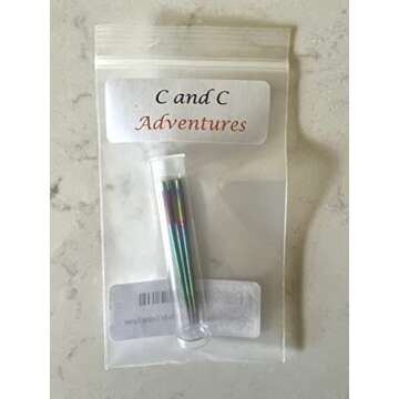 3 Pack Colorful Metal Toothpicks - Stainless Steel Reusable Toothpicks with Knurled Grip - Sleek and Sturdy Metal Teeth Picks - Versatile Fruit Picker Tooth Picks for Cocktail Parties