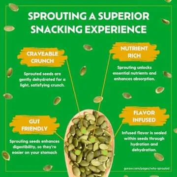 Go Raw Organic Sprouted Pumpkin Seed Bars - Keto Superfood