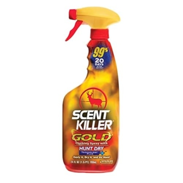 Scent Killer Gold Spray 24oz - Ultimate Deer Hunting Scent Control