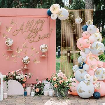 48 Butterfly Wall Decor Stickers for Parties and Home Decor