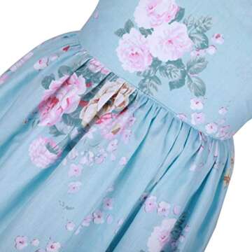 Somlatrecy Floral Baby Dress for Weddings & Birthdays 1-12