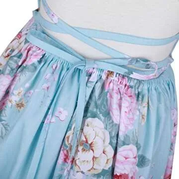Somlatrecy Floral Baby Dress for Weddings & Birthdays 1-12