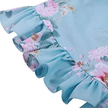 Somlatrecy Floral Baby Dress for Weddings & Birthdays 1-12