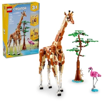 LEGO Creator Wild Safari Animals 3 in 1 Building Set - Fun Toys