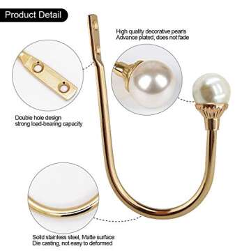 Stylish Coolnice Curtain Holdbacks for Elegant Home Decor