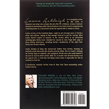 Verity Dark Psychological Thriller Colleen Hoover