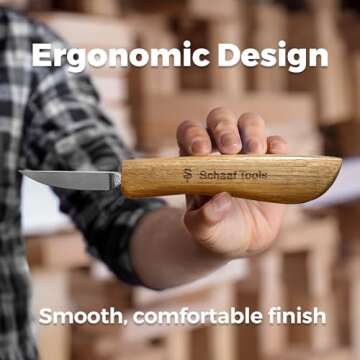 Deluxe Wood Carving Kit - 5pc Whittling Knife Set