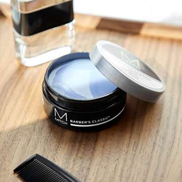 Paul Mitchell MITCH Barber’s Classic Pomade for Men, Moderate Hold, High Shine Finish, For All Hair Types