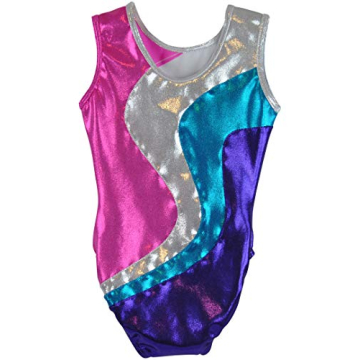 Obersee Girl's Gymnastics Leotard in Dizzy Purple