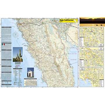 National Geographic Baja North Adventure Map for Explorers