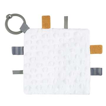 Gerber Baby Soft Crinkle Activity Toy with Teething Ring, Safari, One Size