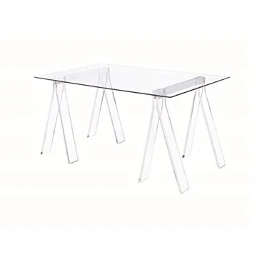 Coaster Home Furnishings Amaturo Acrylic Writing Desk for Home Office