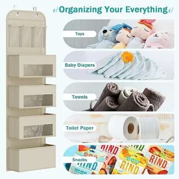 YOUDENOVA Over The Door Organizer for Clean Spaces