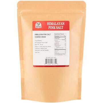 52USA Himalayan Pink Salt Coarse - Natural Mineral-Rich Sea Salt for Enhanced Cooking