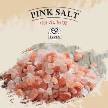 52USA Himalayan Pink Salt Coarse - Pure & Unrefined