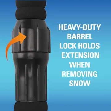 SubZero 60 Inch Snowbrush with Ice Scraper for Winter