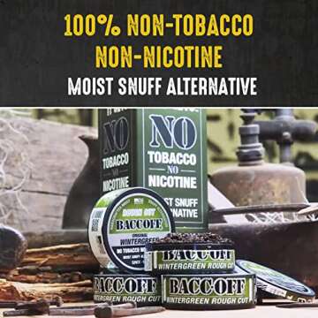 BaccOff Original Wintergreen Premium Snuff Alternative
