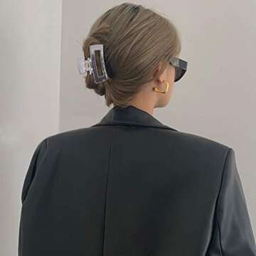 Stylish Canitor Hair Clips Set of 4 for Thin Hair