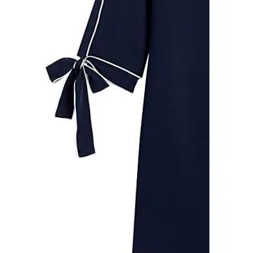 Lark & Ro Tie Detail Shift Dress for Women