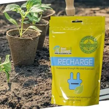 Real Growers Recharge - Mycorrhizae Instant Compost Tea/Soil Microbes for Plant Growth - 16oz