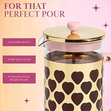 Chic Paris Hilton French Press Coffee Maker Set
